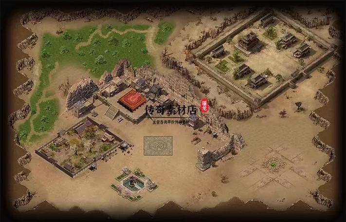 今日新开传奇私服主城地图详细