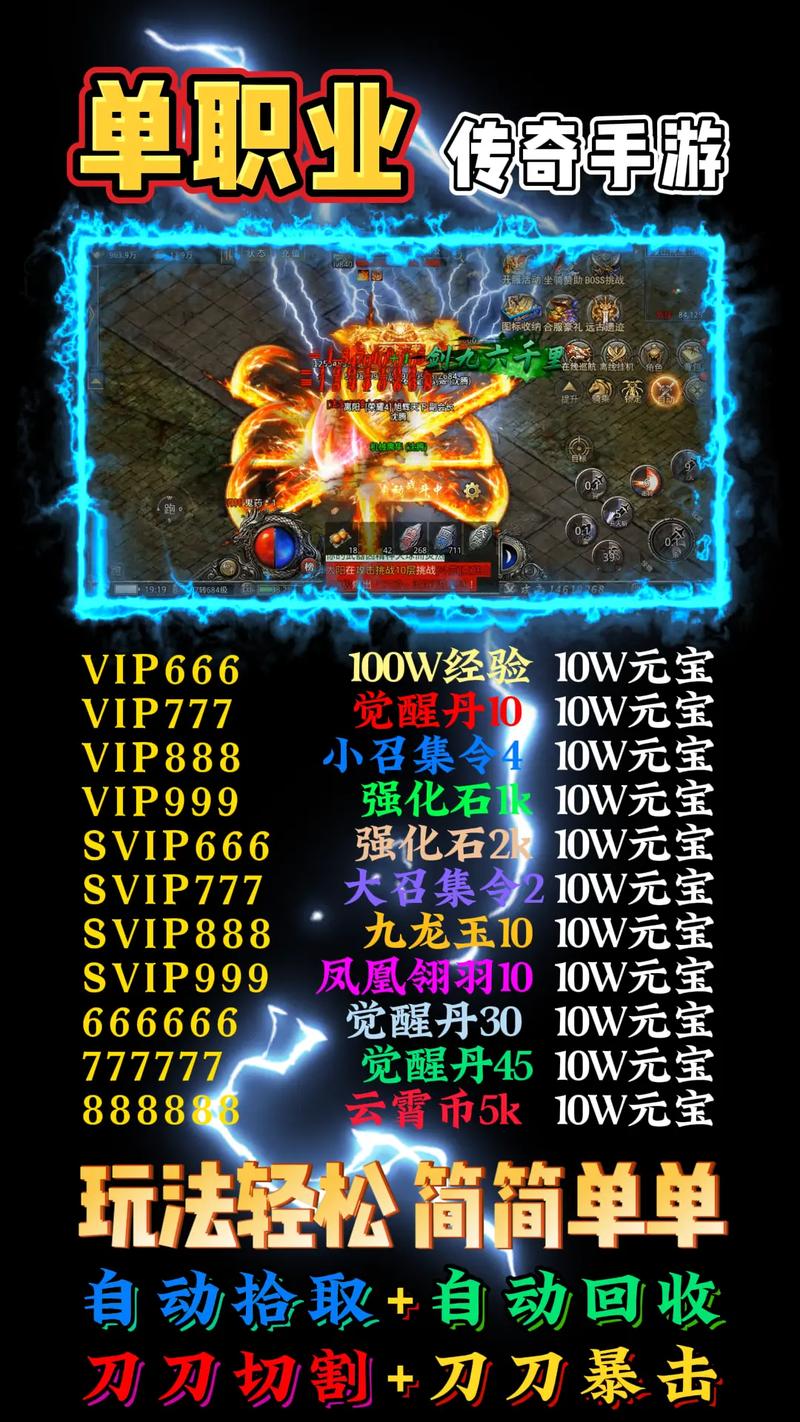 新手必看最新单职业传奇的基础入门